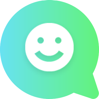 Smile speech bubble